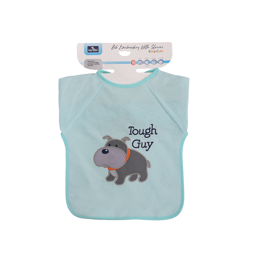 Μακρυμάνικη Υφασμάτινη ποδιά Lorelli Μπλε