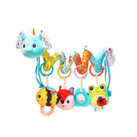  Σπιράλ Παιχνίδι Ελεφαντάκι για Καρότσι & Κούνια Jollybaby