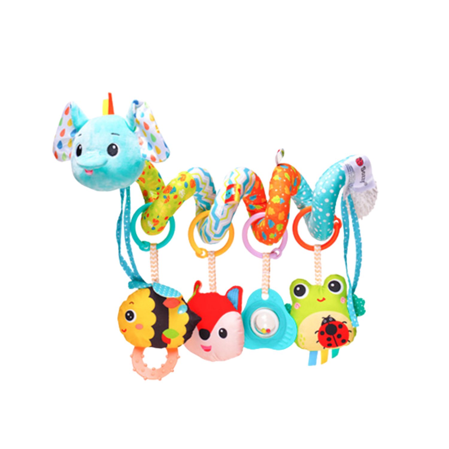 Σπιράλ Παιχνίδι Ελεφαντάκι για Καρότσι & Κούνια Jollybaby